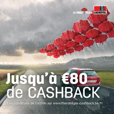 Jusqu'à 80€ de cashback sur les pneus Uniroyal chez Point S